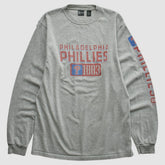 Heather Gray Philadelphia Phillies Gear For Sports 2000s Long Sleeve T-shirt