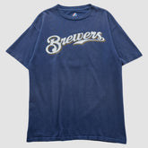 Navy Milwaukee Brewers Majestic 2000s T-shirt