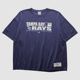 Navy Tampa Bay Rays Majestic 2000s T-shirt