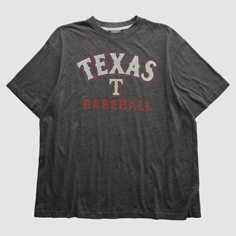 Dark Heather Gray Texas Rangers MLB 2000s T-shirt