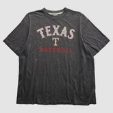 Dark Heather Gray Texas Rangers MLB 2000s T-shirt