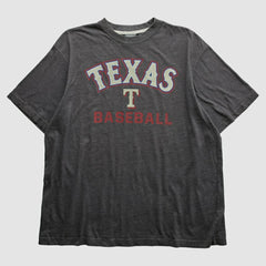 Dark Heather Gray Texas Rangers MLB 2000s T-shirt