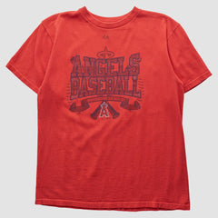 Red Los Angeles Angels Majestic 2000s T-shirt