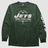 Team Edition Apparel 2010s Long Sleeve T-shirt - New York Jets T-shirts
