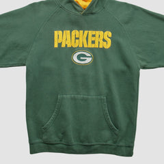 Reebok 2000s Hooded Pullover Sweatshirt - Green Bay Packers Pullover