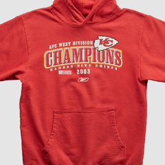 Reebok 2003 Hooded Pullover Sweatshirt - Kansas City Chiefs Pullover