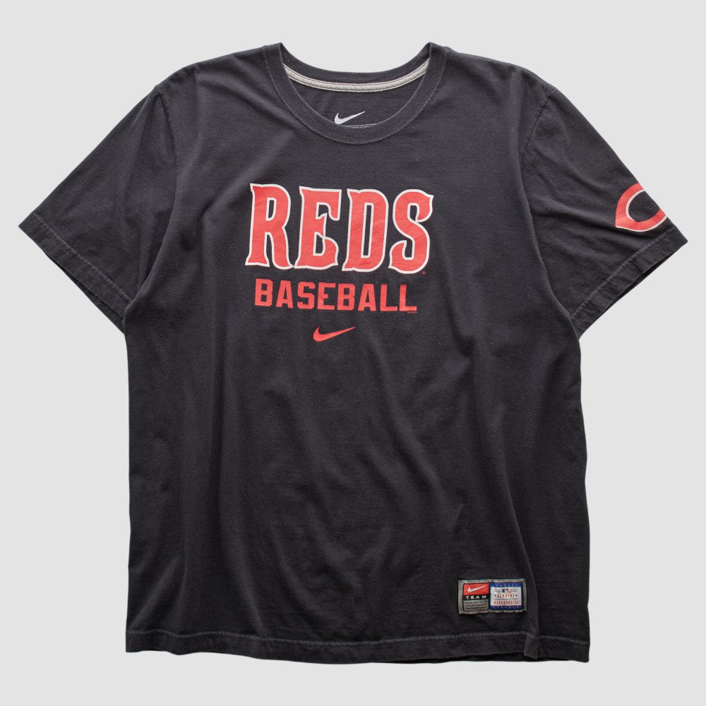 Black Cincinnati Reds Nike 2010s T-shirt