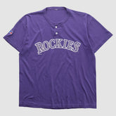 Purple Colorado Rockies Russell 1996 T-shirt