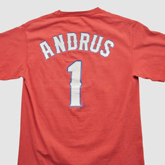 Red Texas Rangers Majestic 2000s T-shirt