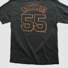 Black San Francisco Giants Majestic 2009 T-shirt