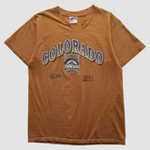 Brown Colorado Rockies Trench 1993 T-shirt
