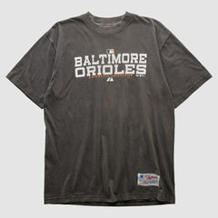 Charcoal Baltimore Orioles Majestic 2000s T-shirt