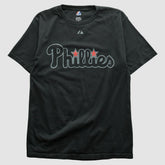 Black Philadelphia Phillies Majestic 2000s T-shirt