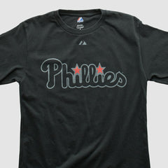 Black Philadelphia Phillies Majestic 2000s T-shirt