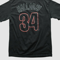 Black Philadelphia Phillies Majestic 2000s T-shirt