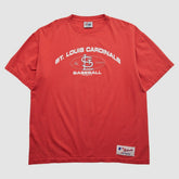 Red St. Louis Cardinals Majestic 2000 T-shirt
