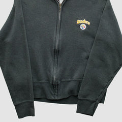 NFL 2000s Hooded Full Zip Sweatshirt - Pittsburgh Steelers Sweatshirts