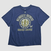 Navy Milwaukee Brewers Majestic 2000s T-shirt