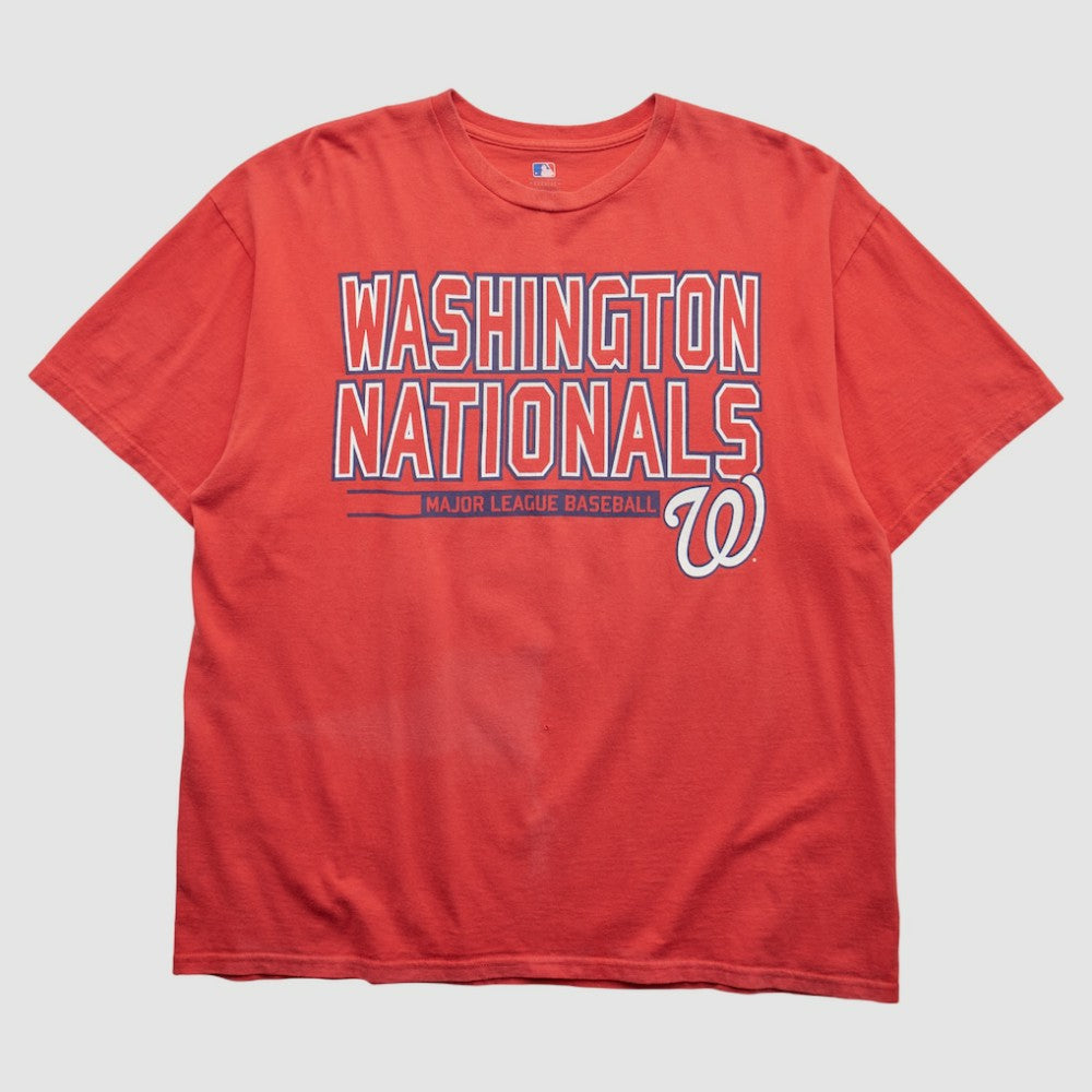 Red Washington Nationals Genuine Merchandise 2000s T-shirt