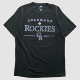 Black Colorado Rockies MLB 2010 T-shirt
