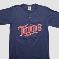 Navy Minnesota Twins Majestic 2000s T-shirt