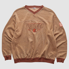 CRABLE SPORTSWEAR 90s Pullover Sweatshirt - Cleveland Browns Pullover