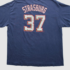 Navy Washington Nationals Majestic 2010s T-shirt