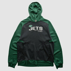 Reebok 2010s Hooded Pullover Sweatshirt - New York Jets Pullover