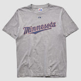Heather Gray Minnesota Twins Majestic 2010 T-shirt