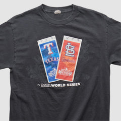 Black MLB World Series Alstyle 2011 T-shirt