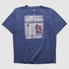 Navy St. Louis Cardinals Majestic 2011 T-shirt
