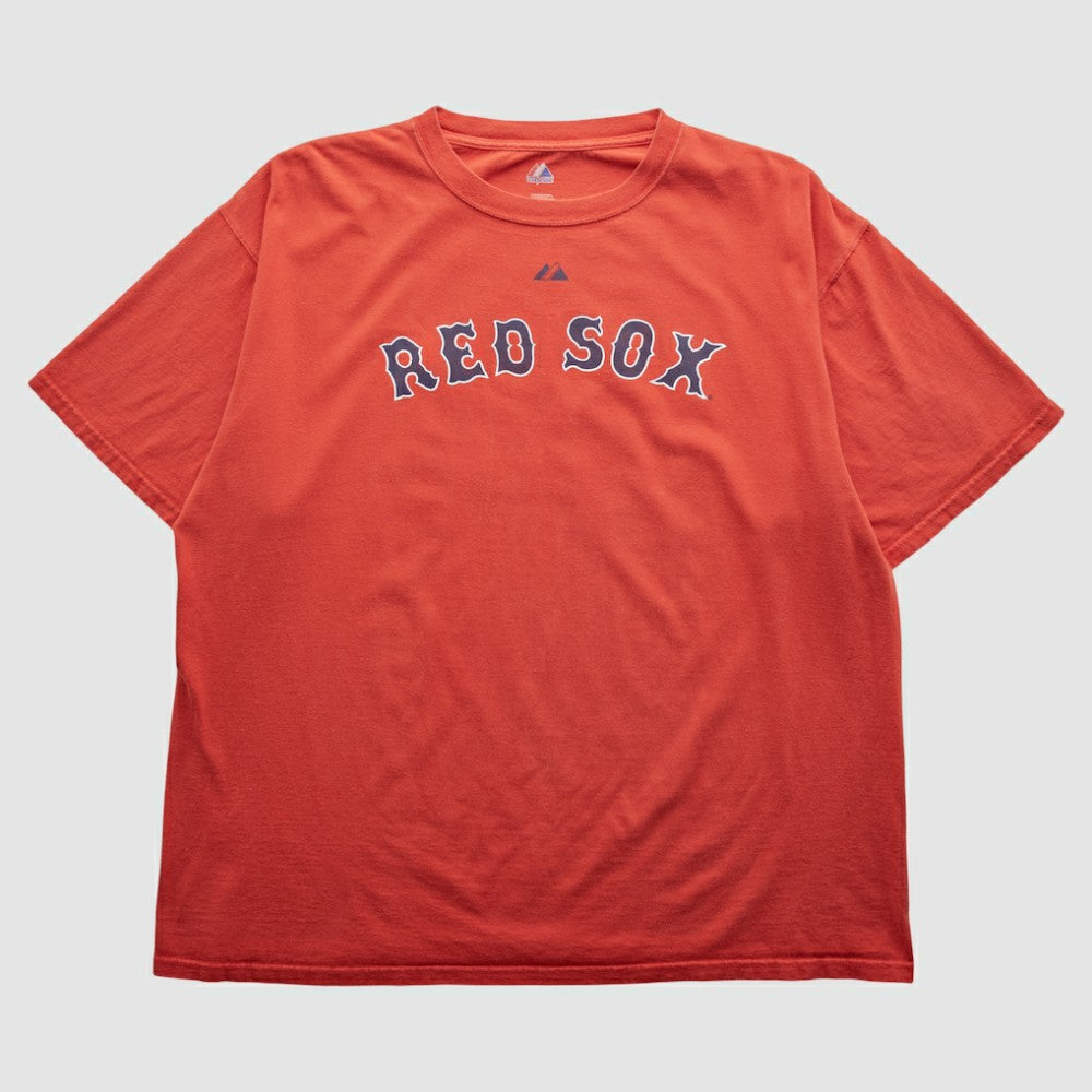 Red Boston Red Sox Majestic 2000s T-shirt