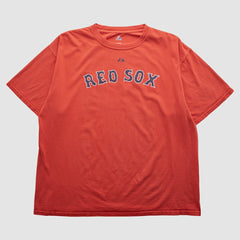 Red Boston Red Sox Majestic 2000s T-shirt