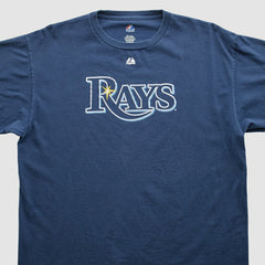 Navy Tampa Bay Rays Majestic 2010s T-shirt