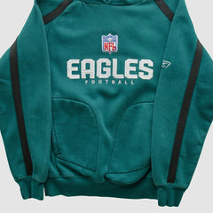Reebok 2000s Hooded Pullover Sweatshirt - Philadelphia Eagles Pullover
