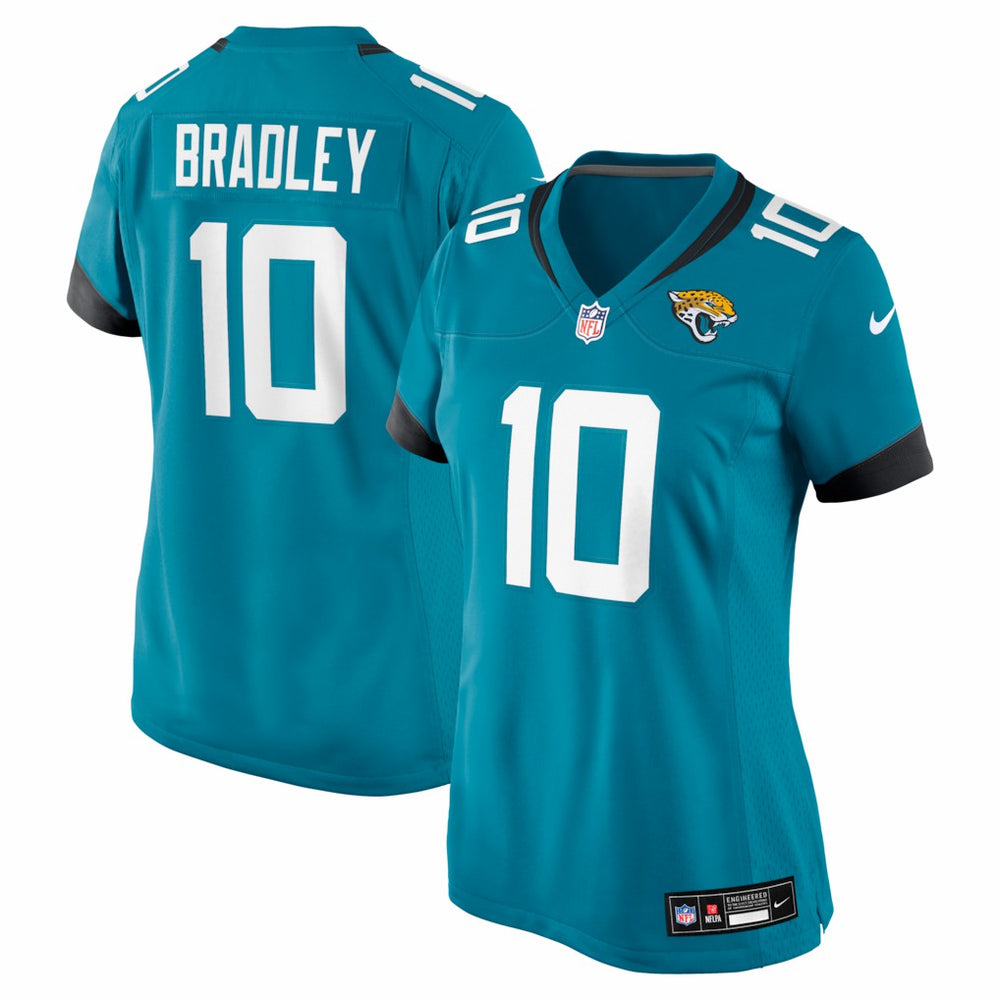 Carter Bradley Women's Team Game Jersey - Jacksonville Jaguars Jerseys