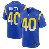 Jesse Luketa Team Game Jersey - Los Angeles Rams Jerseys