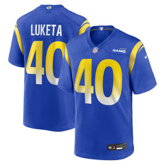 Jesse Luketa Team Game Jersey - Los Angeles Rams Jerseys