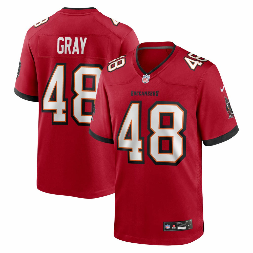 JT Gray Team Game Jersey - Tampa Bay Buccaneers Jerseys