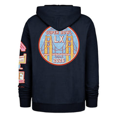 Stoney Clover Lane x '47 Women's Super Bowl LX Patches Foundation Hoodie - New England Patriots Hoodies