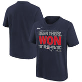 Youth 2025 AFC East Division Champions Locker Room Trophy Collection T-Shirt - New England Patriots T-shirts
