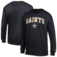 Arch Over Logo Long Sleeve T-Shirt - New Orleans Saints T-shirts