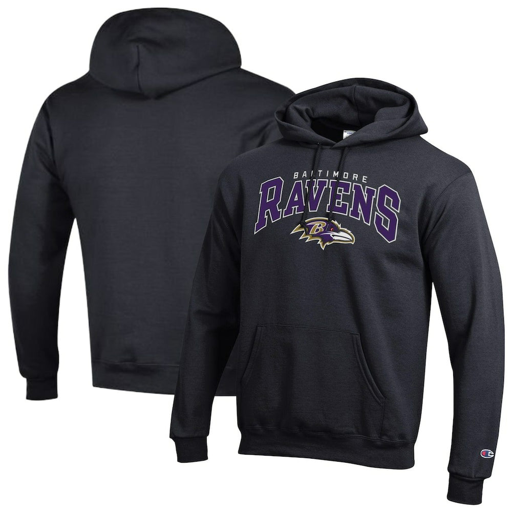 Powerblend Arch over Logo Hoodie - Baltimore Ravens Hoodies