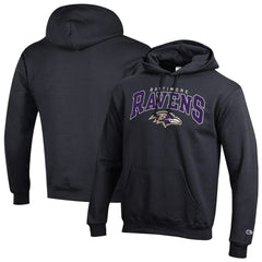 Powerblend Arch over Logo Hoodie - Baltimore Ravens Hoodies