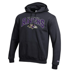 Powerblend Arch over Logo Hoodie - Baltimore Ravens Hoodies