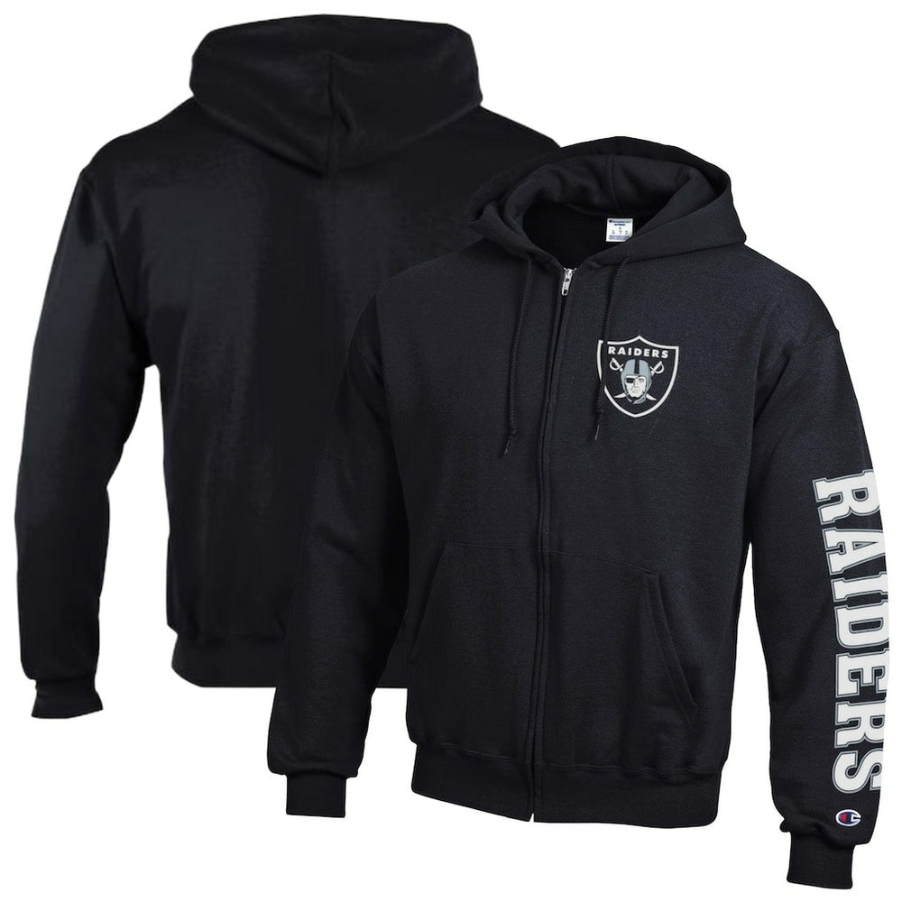 Powerblend Fleece Full-Zip Hoodie - Las Vegas Raiders Hoodies