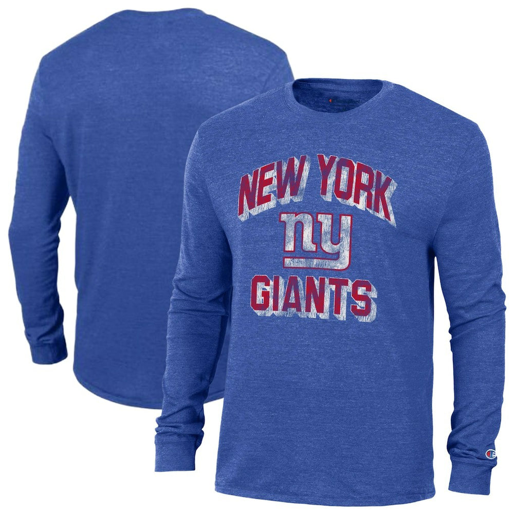Ultimate Tri-Blend Long Sleeve T-Shirt - New York Giants T-shirts