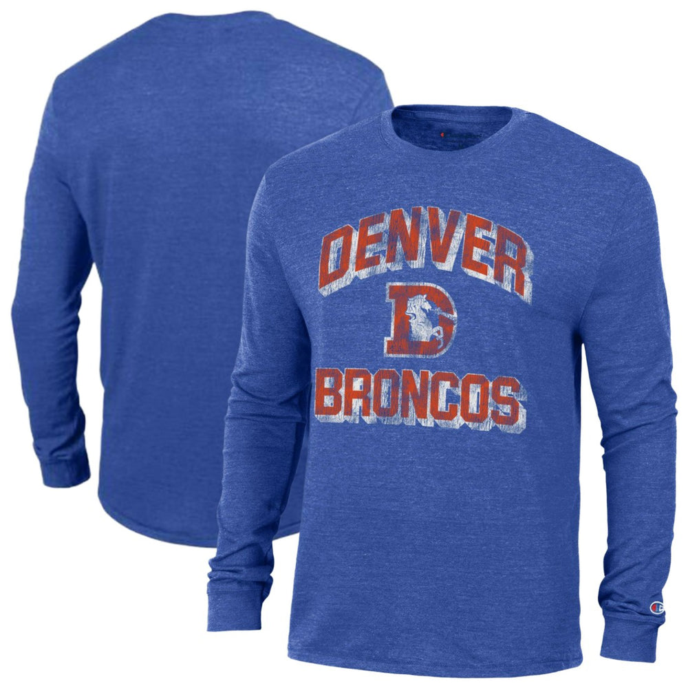Ultimate Tri-Blend Long Sleeve T-Shirt - Denver Broncos T-shirts