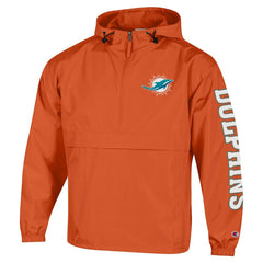 Packable Windbreaker Half-Zip Jacket - Miami Dolphins Jackets