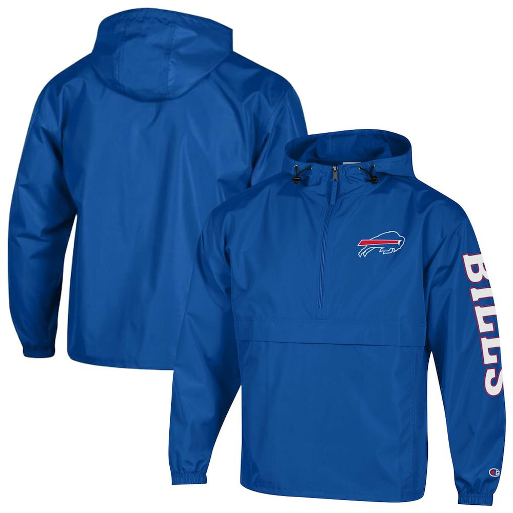 Packable Windbreaker Half-Zip Jacket - Buffalo Bills Jackets